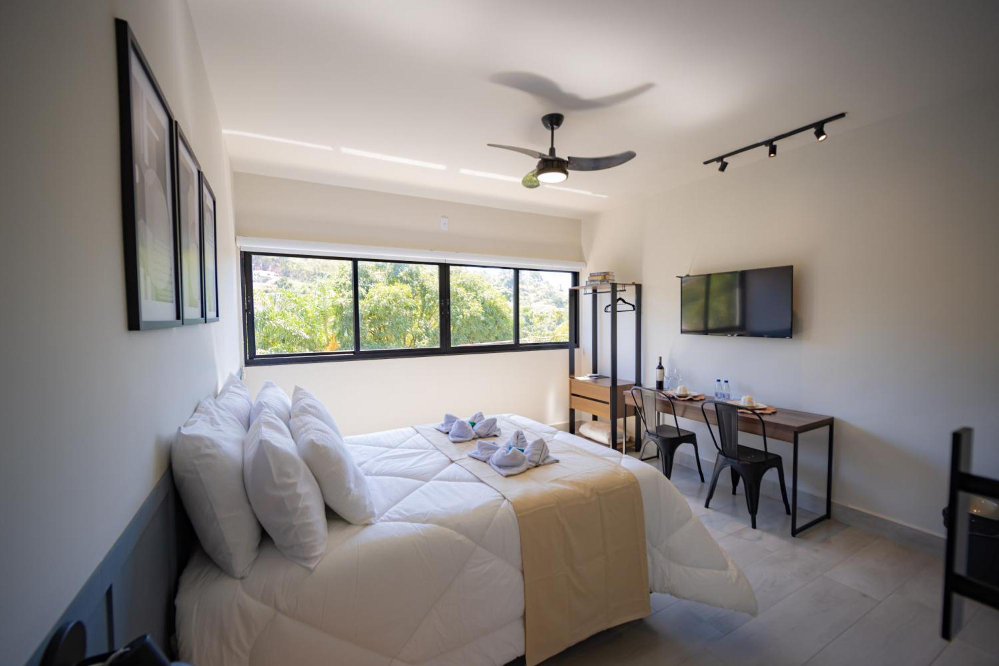 Apartamento Loft Moderno Com Vista Para As Montanhas Águas de Lindóia Exterior foto